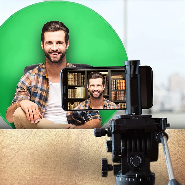 Accesorios de fotografía con pantalla verde para estudio de vídeo de  , paño de fondo croma Key portátil, 75/110cm, Reflector - AliExpress