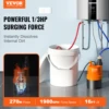 VEVOR Tankless Water Heater Flushing Kit Includes Efficient Pump & 5 Gallon Pail & 2 Hoses & Descaling Powder Quick Instal 2