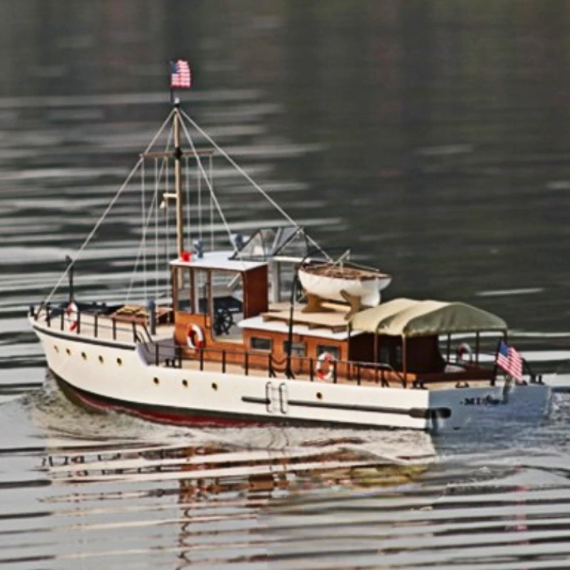 Yacht Northwest Wind MISTRAL Like A Real Electric Remote Control Boat Simulation Tugboat Finished Boat Model 2