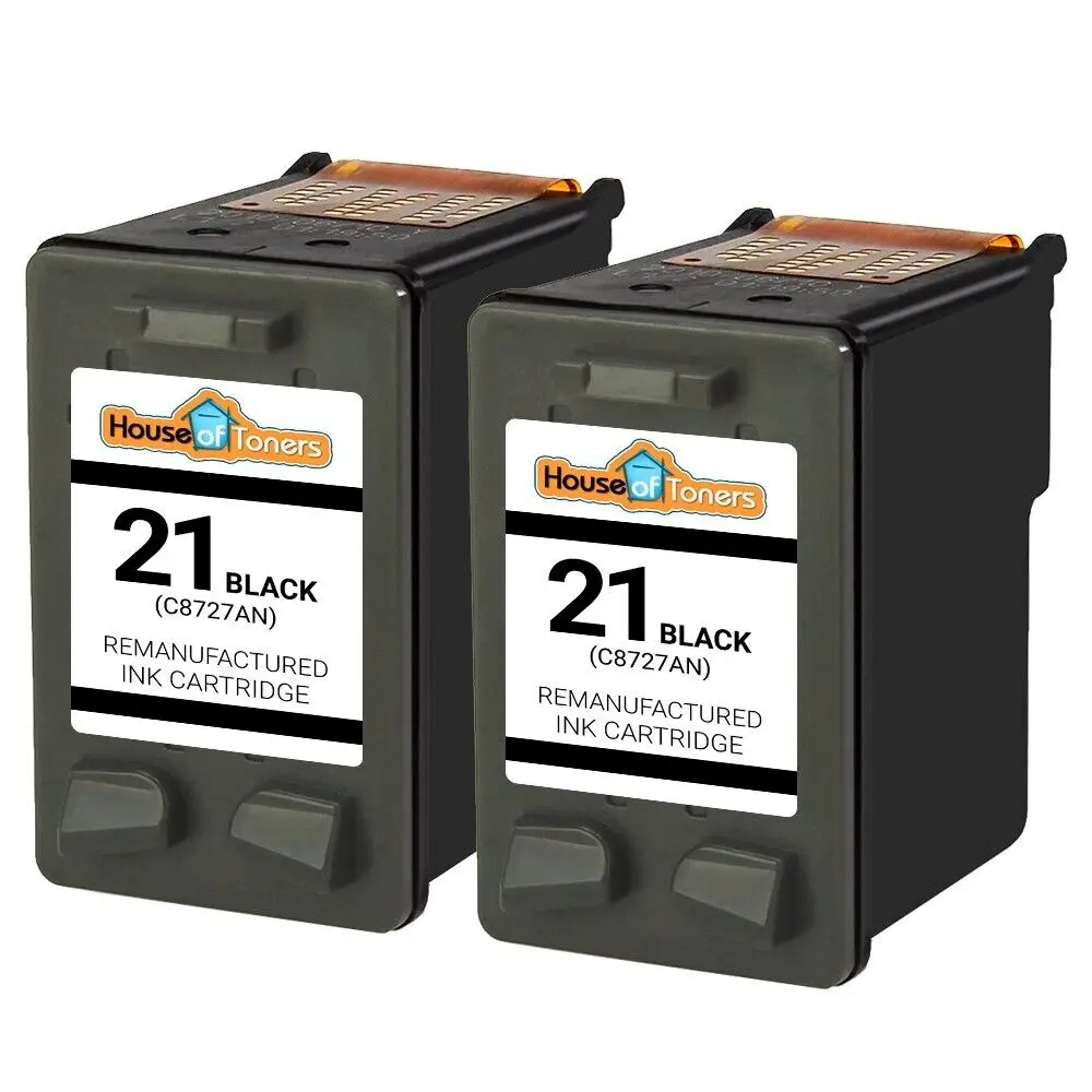 Nero Per Cartucce D'Inchiostro Hp 21 Per Cartuccia Hp21 C9351An 2Pk