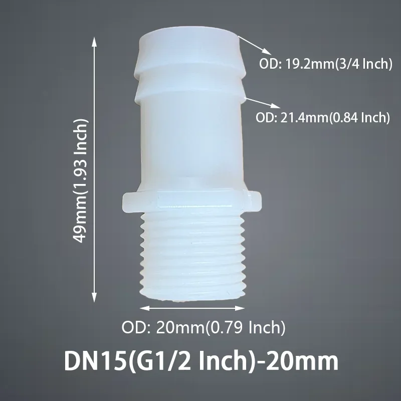 Water Pump Accessories 5pcs Plastic Hose Connector