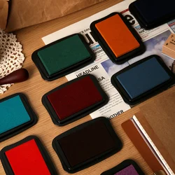 Tampons encreurs pour timbres couleur rétro, 1x tampons encreurs lavables pour timbres en caoutchouc, papier pour Scrapbooking, papeterie Vintage, vente en gros, nouveauté 2022 