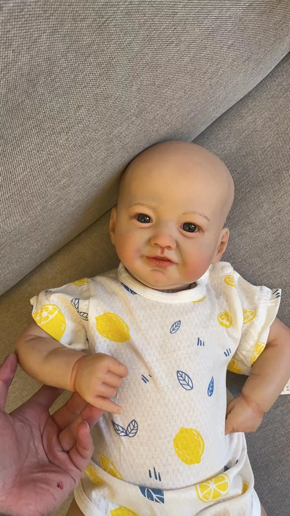 Fbbd 50cm Already Finished Reborn Baby Doll Joshi With Clear Vessle