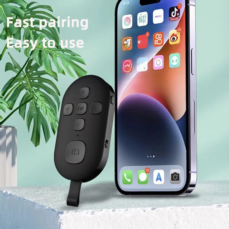 Bluetooth Camera Remote Control Rechargeable Brush Video Mobile Phone Stand Selfie Stick Universal