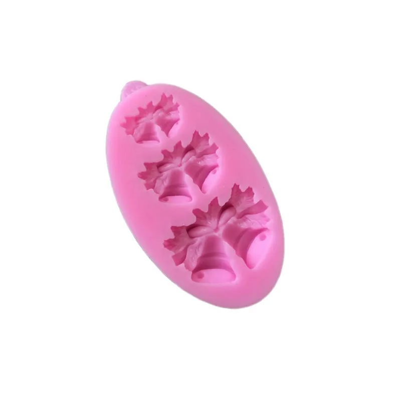 

Christmas 3 Sets Of Size Bells Silicone Mold DIY Fondant Cake Chocolate Decoration Dessert Pastry Cookie Kitchen Baking Tools
