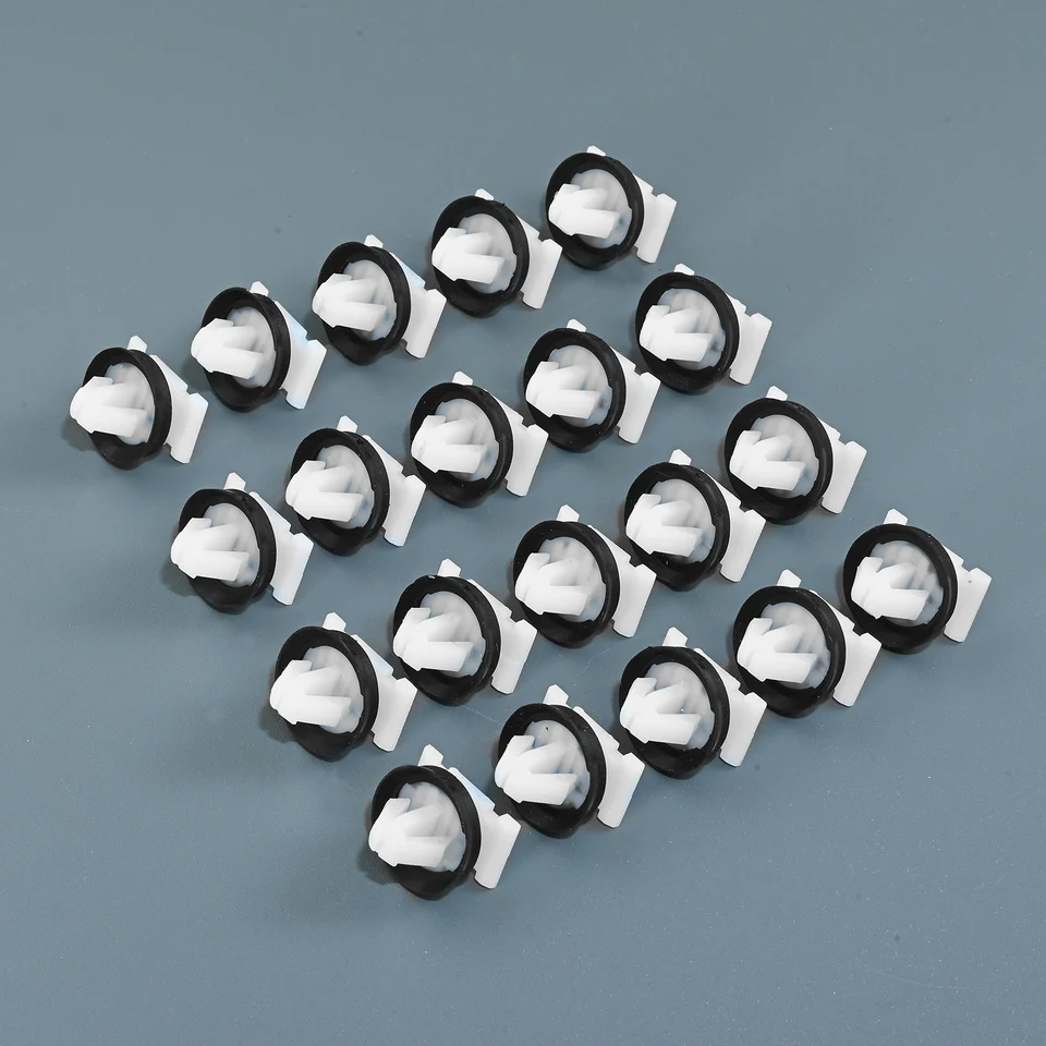 License Plate Screw Rexka 10pcs Rocker Panel Moulding Clips For GM 11518357 Chevrolet Avalanche Impala Lumina 741596 - Foto 3