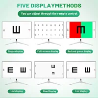 44 + cibles visuelles compteur de Vision numérique 21.5 "LCD sans bordure compteur de Vision optique électronique projecteur d'optométrie avec télécommande Co 4