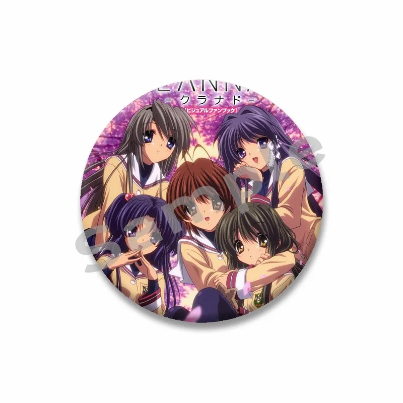 Anime Clannad After Story Lapel Pins Cartoon Figure Kyou Nagisa