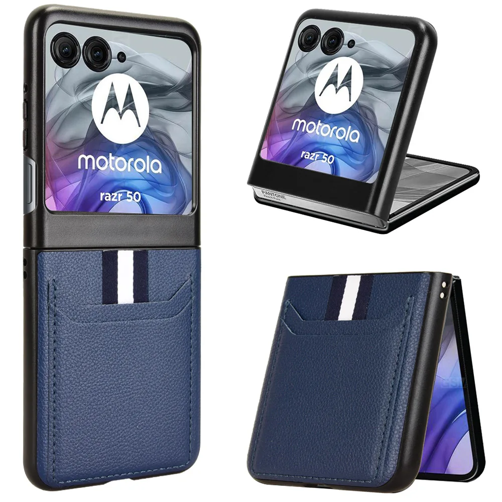Sleek PU Leather Card Holder Lightweight Protective Phone Case