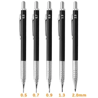 Metal Mechanical Pencil Large capacity Lead And Refills Set 0.3, 0.5, 0.7, 0.9 2.0 Mechanical Pencils for Drawing Sketching 2