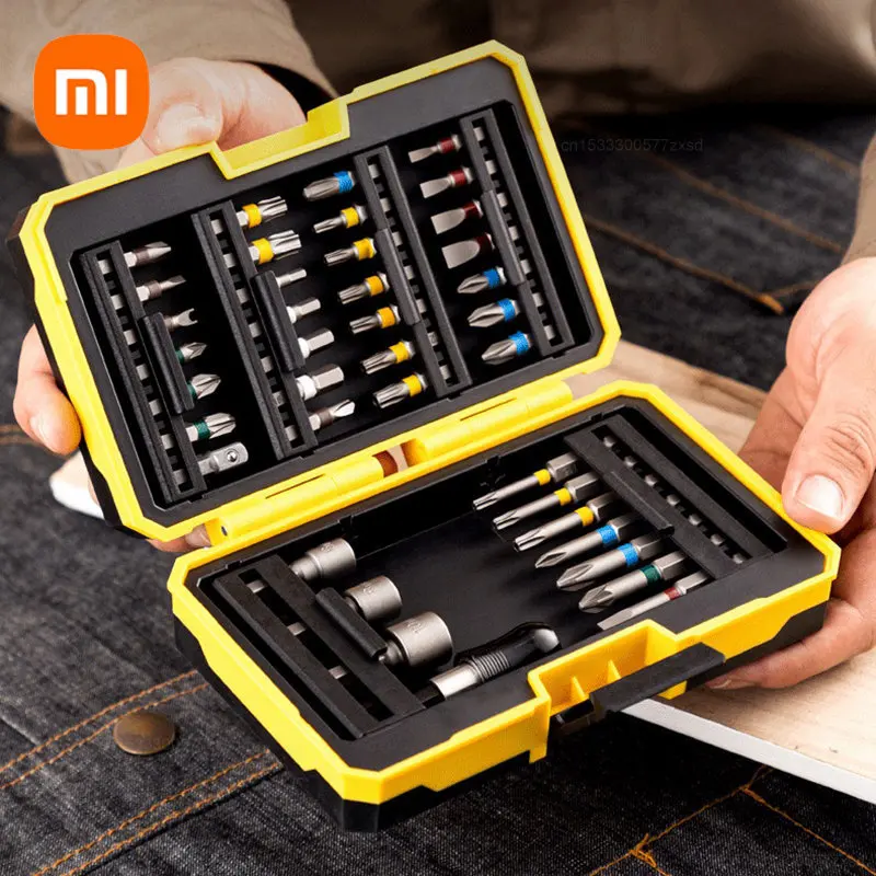 Xiaomi Deli 39 Pcs Screwdriver Set Bits With Storage Case For Home, Garage, Office