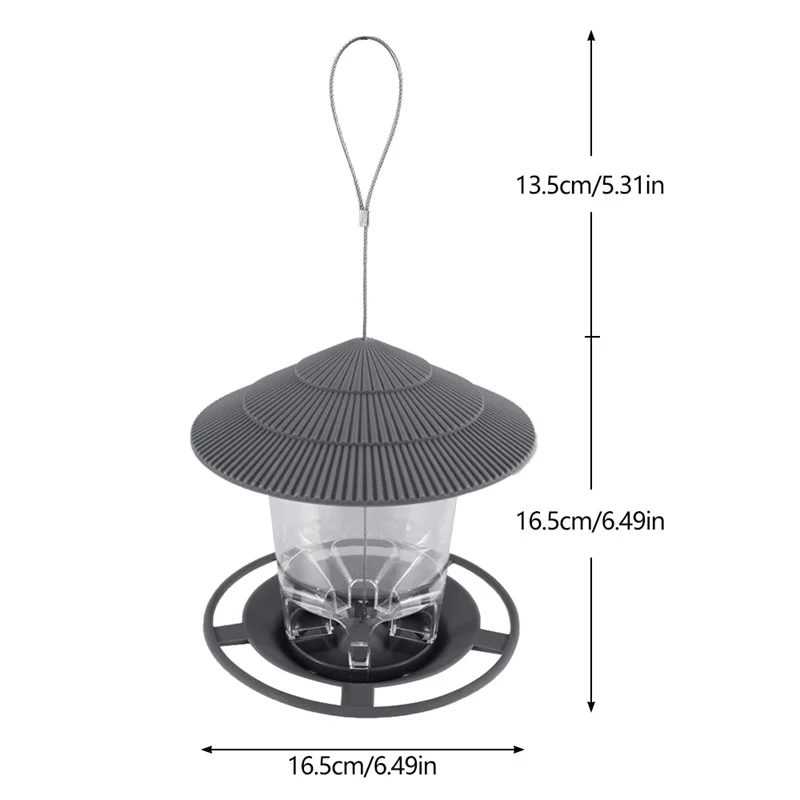 Wild Garden Bird Feeders for Outside Hanging Bird Feeder Squirrel Proof Waterproof Outdoor Birds Seed Feeders Yard Decoration