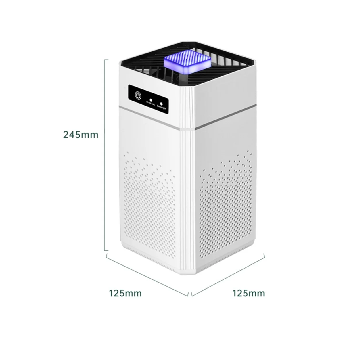 Portable Air Purifier Ionizer Negative Smoke Odor Removal Hepa Filter Car Air Freshener for Household Bedroom