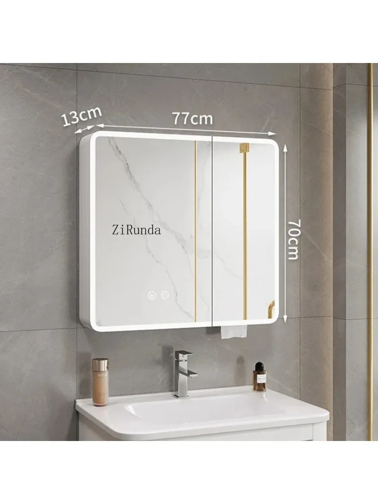 Smart Bathroom Cabinet Simple Wall-mounted Storage Beauty Mirror Cabinet Home Furniture Мебель Для Ванной FYBC