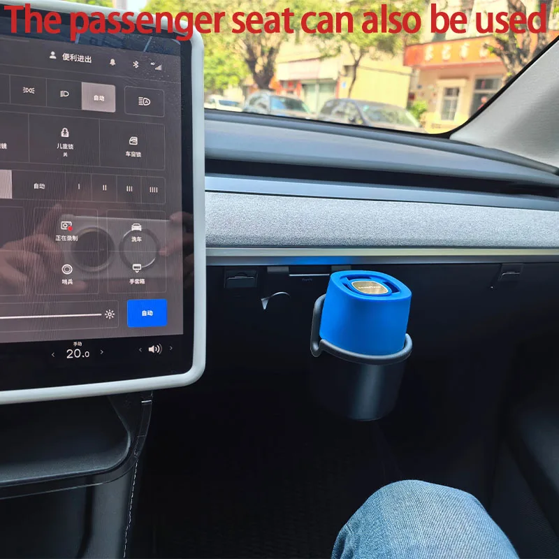 새로운 테슬라 모델 Y 주니퍼 2025+ 모델 3 하이랜드 19-25 대시보드 컵홀더 차량 계기판 정리용 폰 홀더