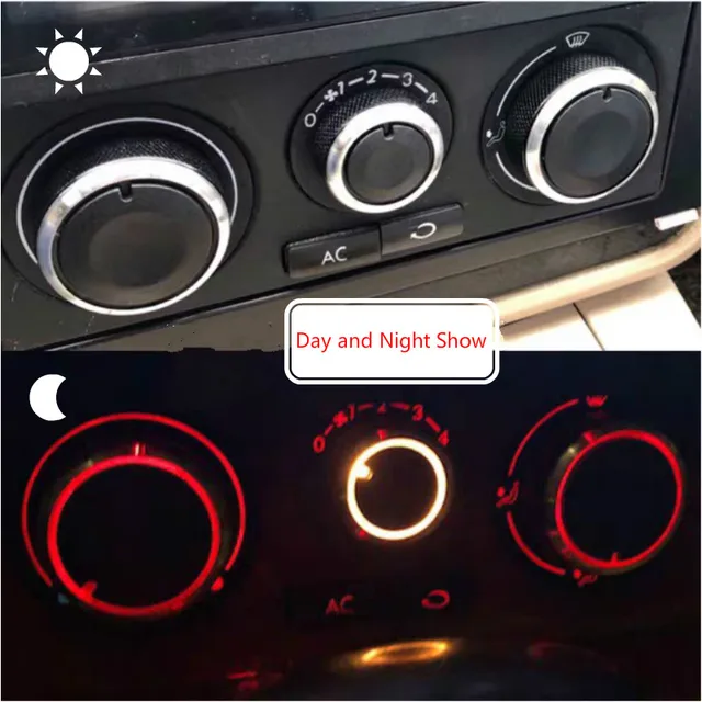 Bouton de commande de chaleur de climatisation, bouton AC pour Volkswagen VW GOLF 4 MK4 Golf IV Bora Passat B5 Lupo pour Skoda Octavia MK1 1