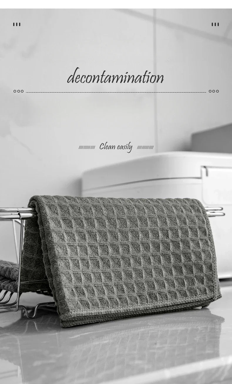 Description Picture 3 of item1/3Pcs Coffee Bar Cleaning Towels Super Absorbent Microfiber Cleaning Cloth Towel Home Barista Clean Tool Coffee Machine Cleaner