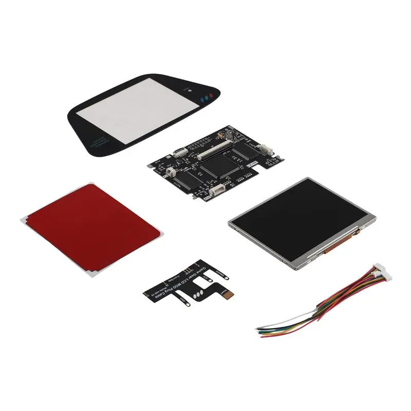 SEGA 게임 기어용 V4 IPS OGS LCD 스크린 키트 SEGA GG-L95A용 풀 스크린 V4.0 디스플레이 LCD 하이라이트 밝기