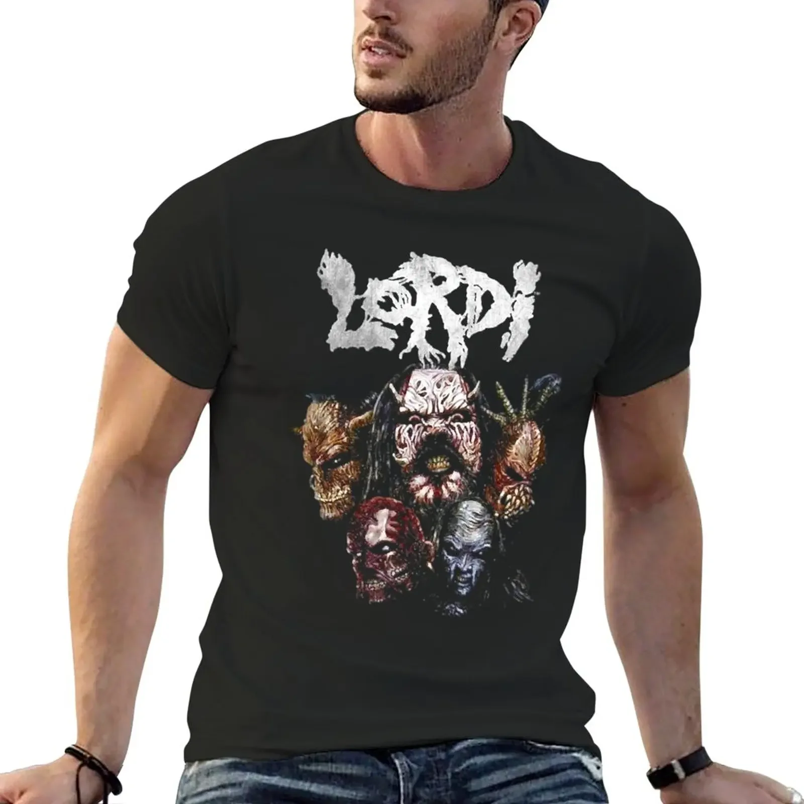

Funny Gift For Lordi Melodious Horror Fireworks T-Shirt kawaii clothes boys whites mens clothes