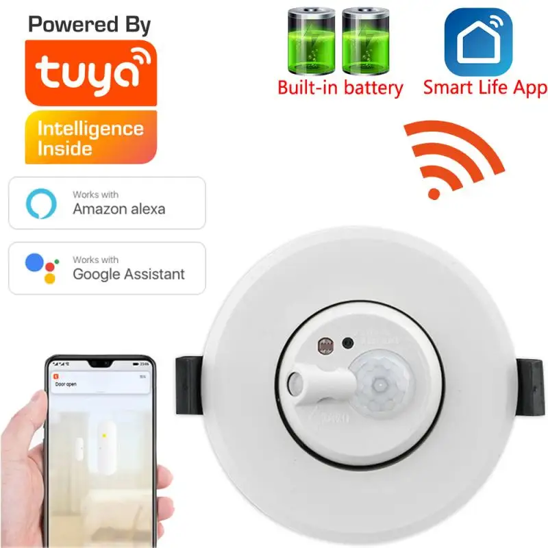 Смарт-датчик движения Tuya ZigBee Gateway Беспроводной сенсор для тела совместим с