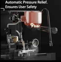 CAFOVO E120 9Bar Commercial Dual Boiler Espresso Machine ULKA Pump OPV System with OLED Display for Cafe Coffee Maker 220V 2