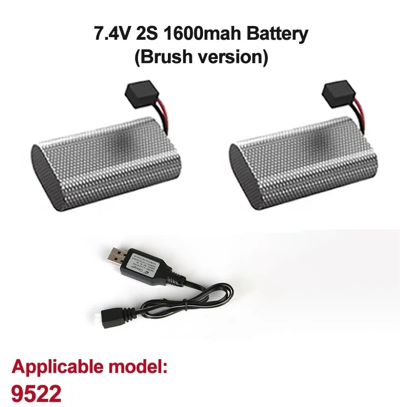 Batterie LiPo 11.1V 2000mAh pour RC - Lot de 2 avec Chargeur