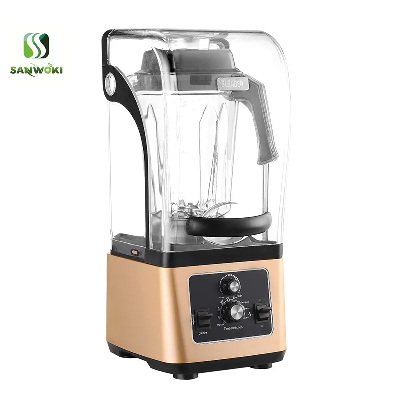 Mute Smoothie Machine 2000W Food Mixer Ice Smoothie Maker Machine