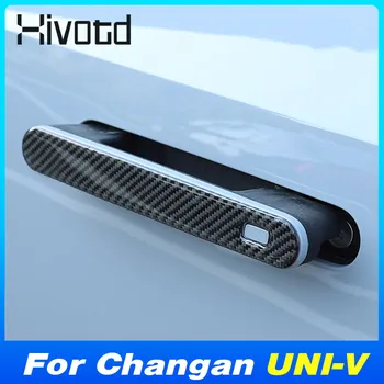 Maniglie per porte laterali auto Copertura ABS Cromato Parti decorative protettive per Changan UNI-V 2023 Accessori esterni per auto Styling