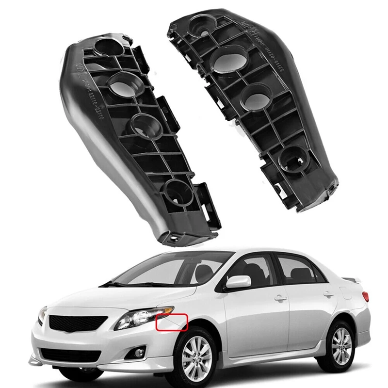 

Кронштейн переднего бампера для Toyota Corolla 2009-2010, фиксатор, крепление бампера, 1 пара, LH RH