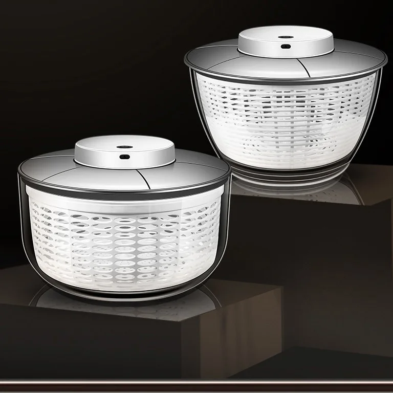 Electric Dried Machine Free Hand Washing Vegetables Stainless Steel Washing Dehydration Machine 2