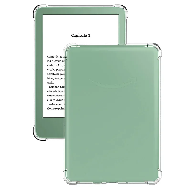 Transparent TPU Soft Back Cover for Kindle – 6-Inch Protective Shell Sleeve