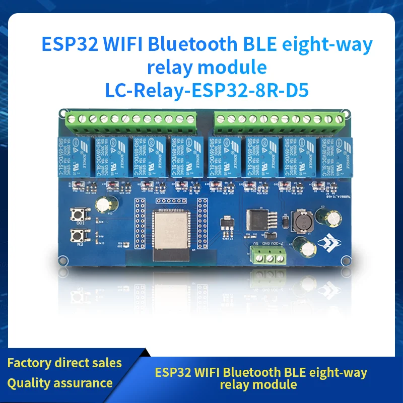 Placa de Desenvolvimento do Módulo de Relé Wifi Canais Esp8266 Esp32 Esp12f Esp32-wroom dc 5v 728v - Image 6