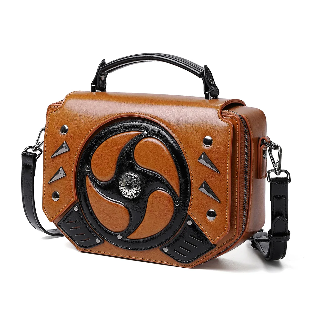 Women's bag European and American punk shoulder bag diagonal bag accessories Gothic handbag wallet messenger bag mini bag