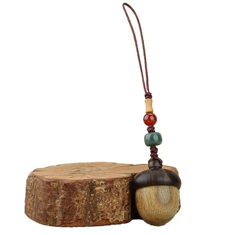 Bracelet Lucky Women Men Keychain Screwable Acorn Pendant Hanging Cord For Mobile Phone Charm Box    Ʈ , 