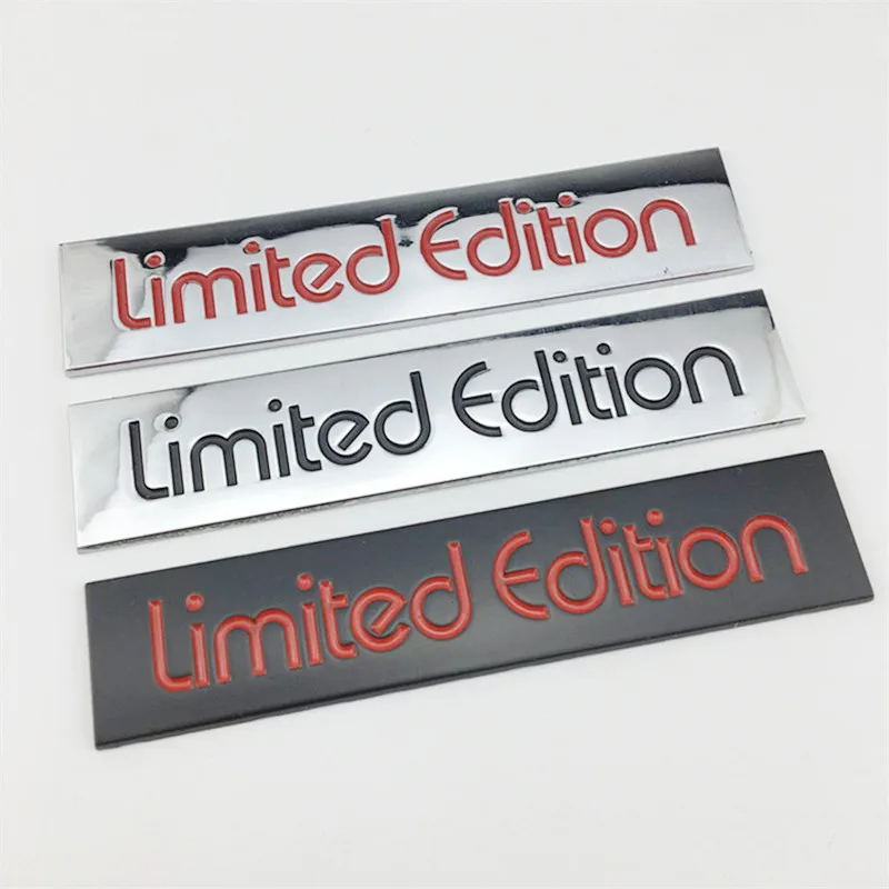 3D Metal Car Sticker Limited Edition Emblem Badge Decal JDM sticker For Toyota Hyundai Auto stickers |