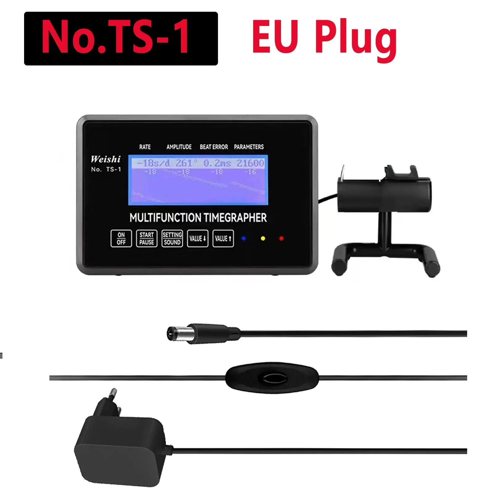 WeiShi No.1000/No.1900 Mechanical Watch Timegrapher Watch Tester for Repairers Hobbyists Test Repairing Tool Timing Test watch tester