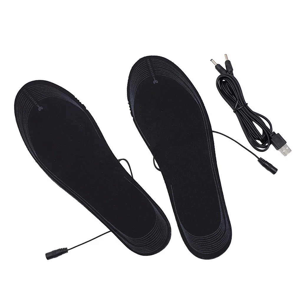 USB Heated Shoe Insoles for Women Men Electric Foot Warming Pad Feet Warmer Sock Pad Mat Winter Outdoor Sports Heating Insole