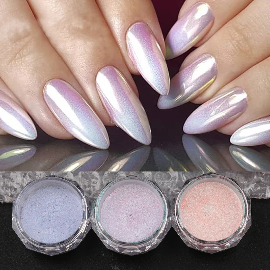 4 Colors Gold Silver Metallic Chrome Nail Powder Set Magic Mirror Rubbing  Glitter Gel Polish Pigment Flakes Manicure Accessories - AliExpress