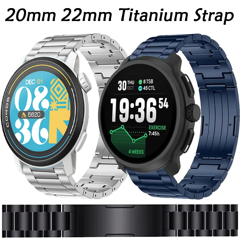 Titanium Quick-Release Watch Strap in 20mm and 22mm Sizes