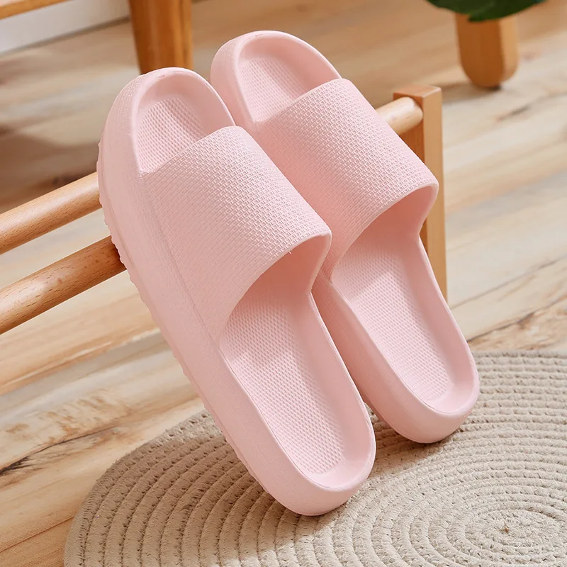 Indoor Slippers for women Thick Platform Bathroom Home Slippers Women Men Fashion Soft Sole Indoor House Pool Slides Summer Sandals Non Slip Flip Flops indoor shoes for hardwood floors Indoor Slippers