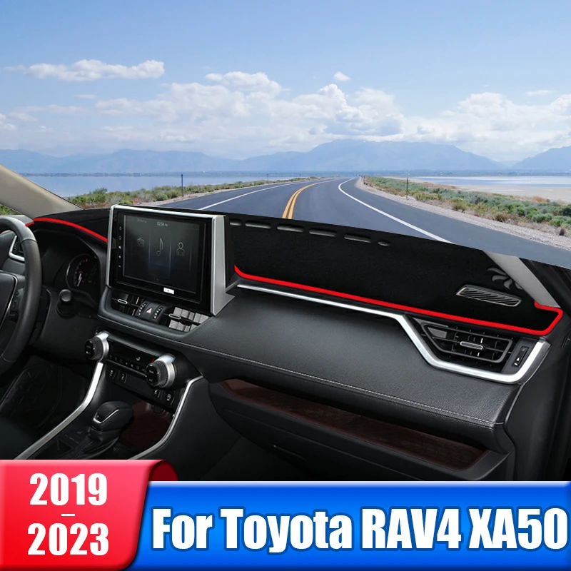Для Toyota RAV4 2019 2020 2021 2022 2023 RAV 4 XA50, гибридный коврик для приборной панели автомобиля, Солнцезащитный коврик, Аксессуары для инструментов