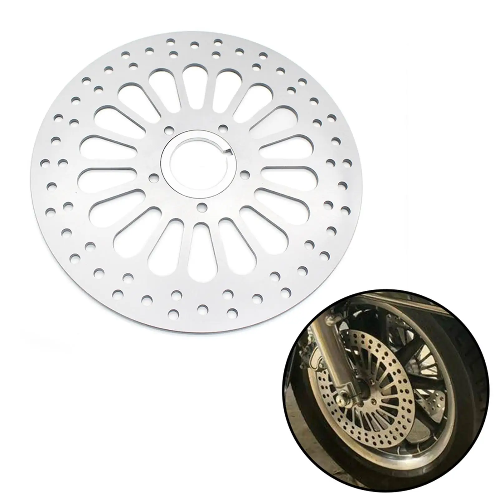 

Spoked Front Brake for 2000-2015, Stainless, Rust Resistant High