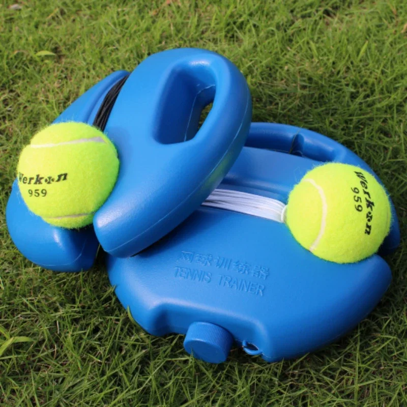 Heavy Duty Tennis Training Aids Base Elastic Rope Ball Practice Self-Duty Rebound Tennis Trainer Partner Sparring Device tennis trainer