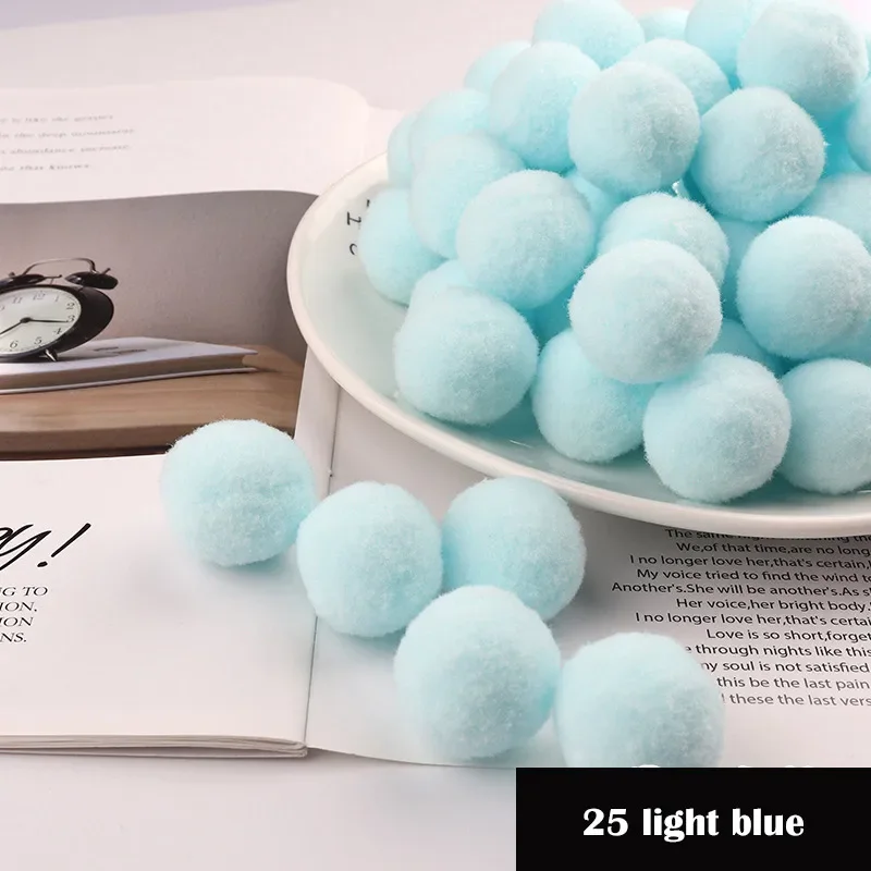 Vibrant Assorted Fluffy Pom Pom Balls for Creative Crafts & Decor