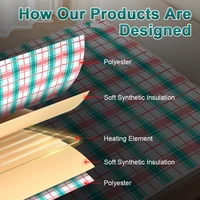 Electric Blanket 220V Thicken Thermostat Electric Blankets 70x150/120x150/150x180cm Electric Heating Blanket Winter Body Warmer 4