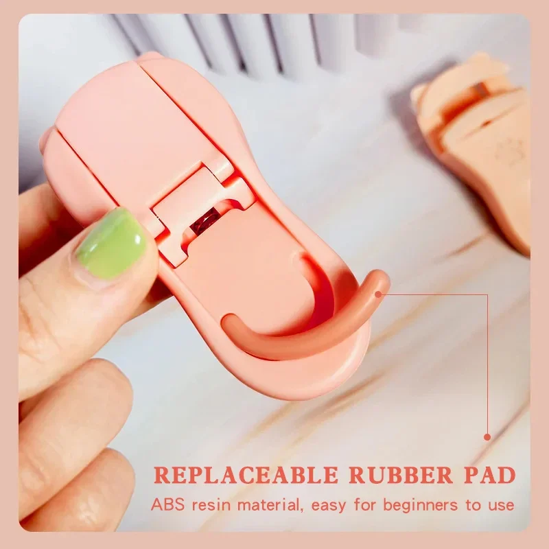 2 PCs Cat Claw Eyelash Curler Set plus Wide Angle Long Lasting Women Makeup Accessories Tool Fit All Eyelash Shapes eyelash curler makeup set makeup tool set eyelash accessories