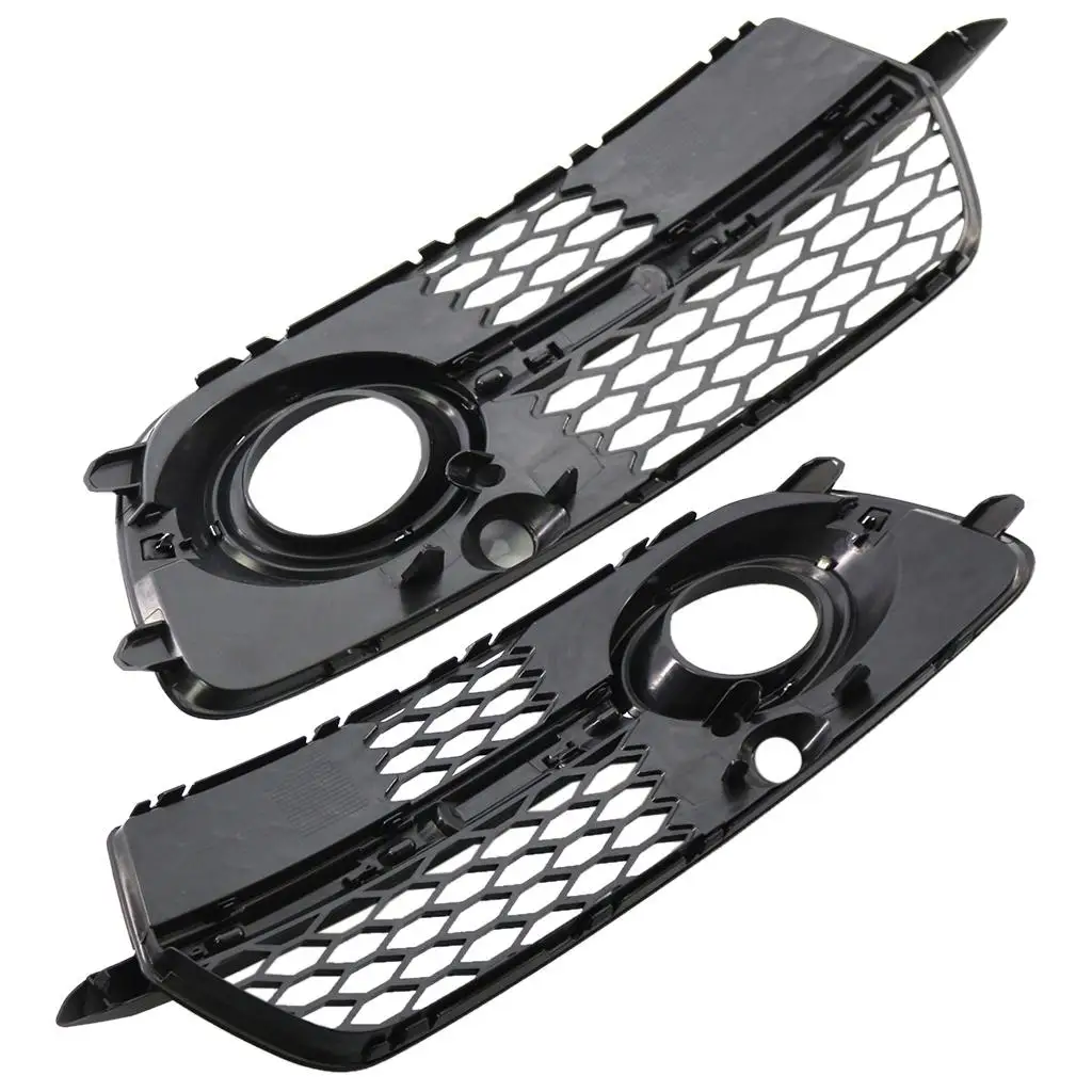 Front Fog Light Grill Grille Cover Fits For Audi Q5 1316 Replace