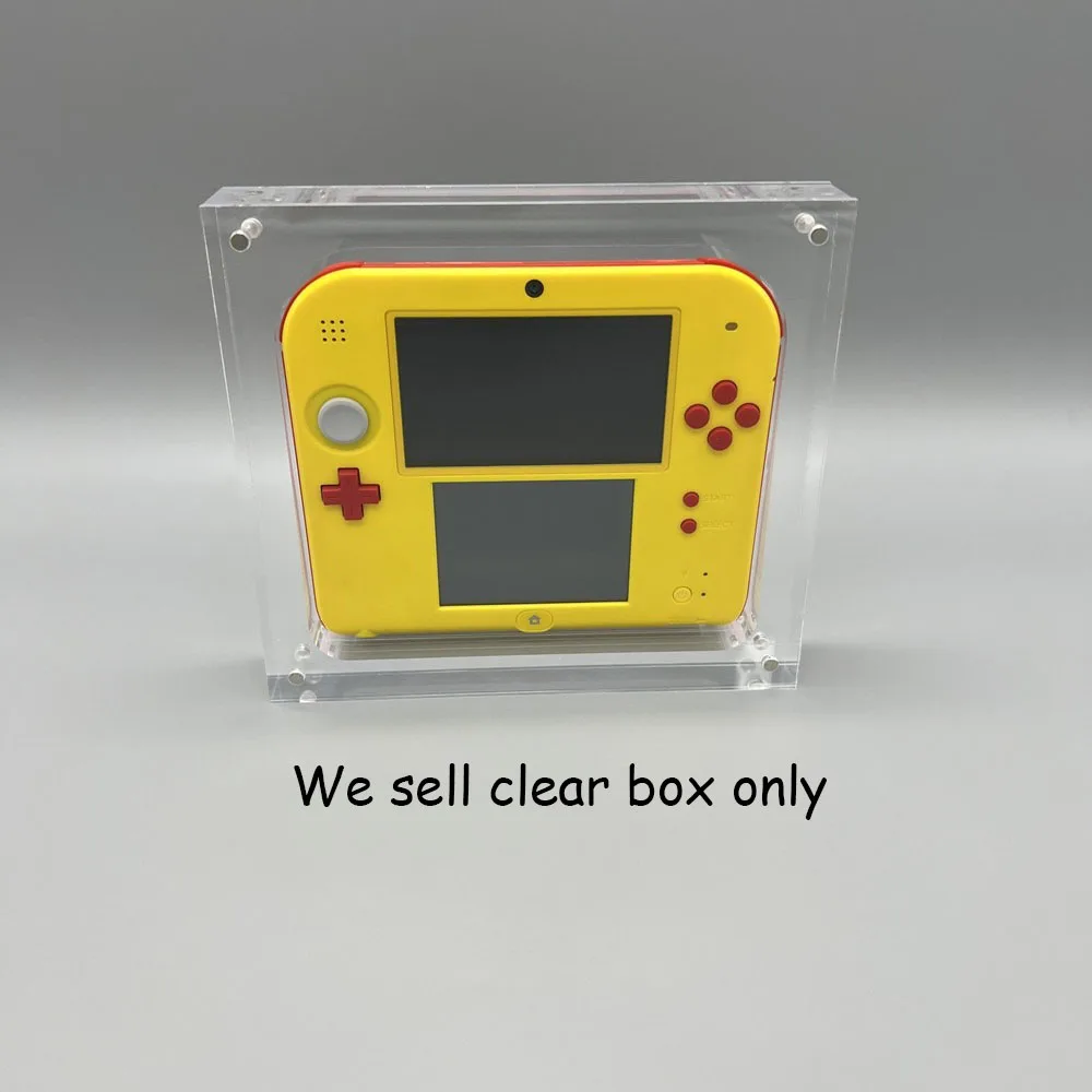 

Прозрачная акриловая витрина для 2DS коллекционирования коробок для хранения игровой оболочки прозрачный дисплей фотография с магнитным чехлом