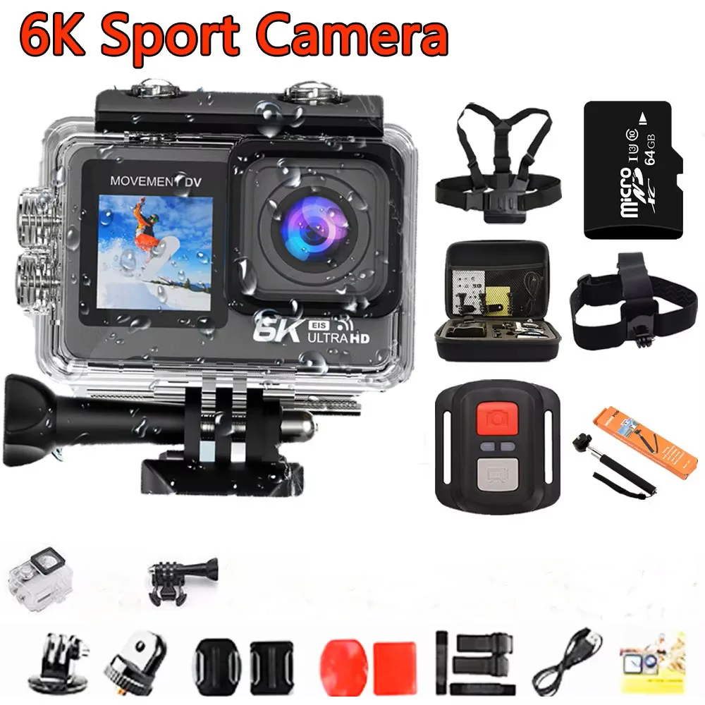 Caméra D'action Gear-Pro HD 720p – Grand Angle – Utilisation Sport Extérieure