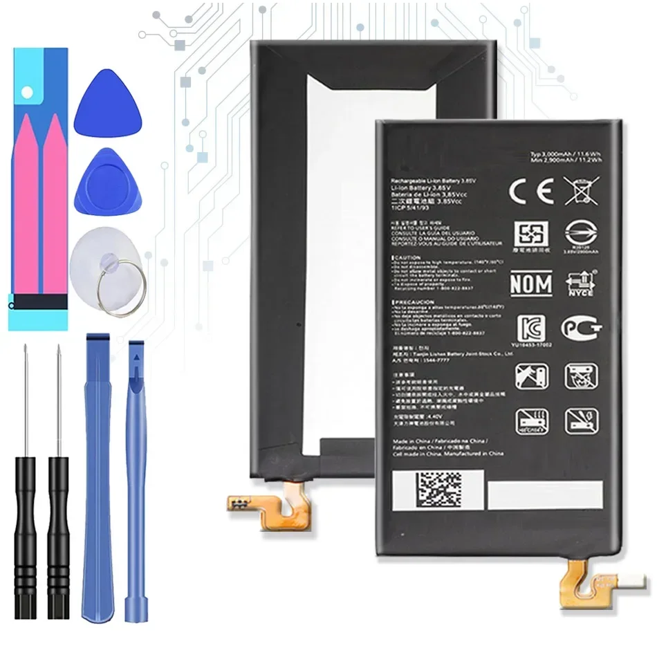 Batteria Di Ricambio 3000Mah Bl-T33 Per Lg Q6 M700A M700An M700Dsk M700N Bl T33 + Strumento Gratuito